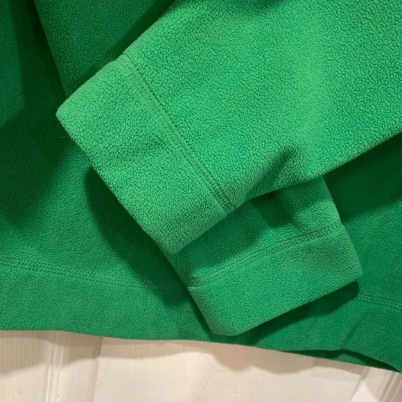 Old Navy Green V Neck Soft Fleece Long Sleeve Pullover Top Size S - Picture 2 of 10
